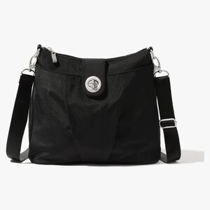 Baggallini International Sorrento RFID Hobo Medium Crossbody Travel Anti Theft